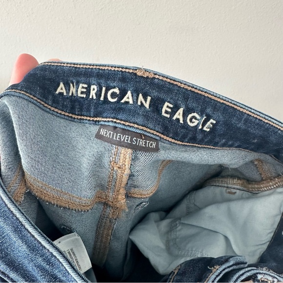American Eagle Skinny Super Hi-Rise Jeggings Next Level Stretch Size 0 Regular - Picture 12 of 13